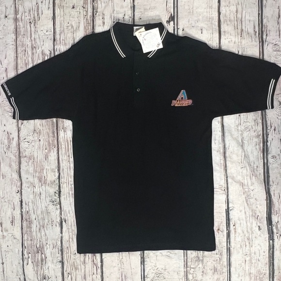 Arizona Diamondbacks New VTG Y2K Mens MLB Baseball Polo Golf Shirt - Picture 1 of 6